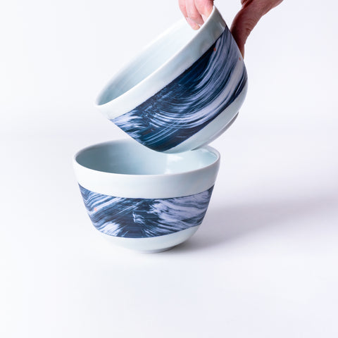 Brushstroke Porcelain Bowl
