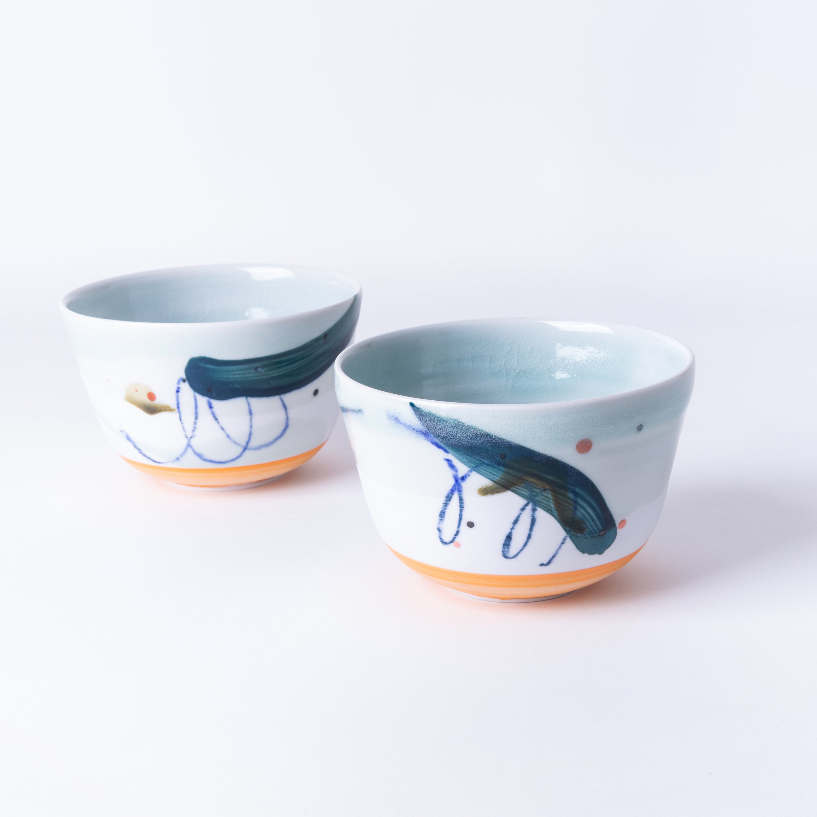 Abstract Porcelain Bowl