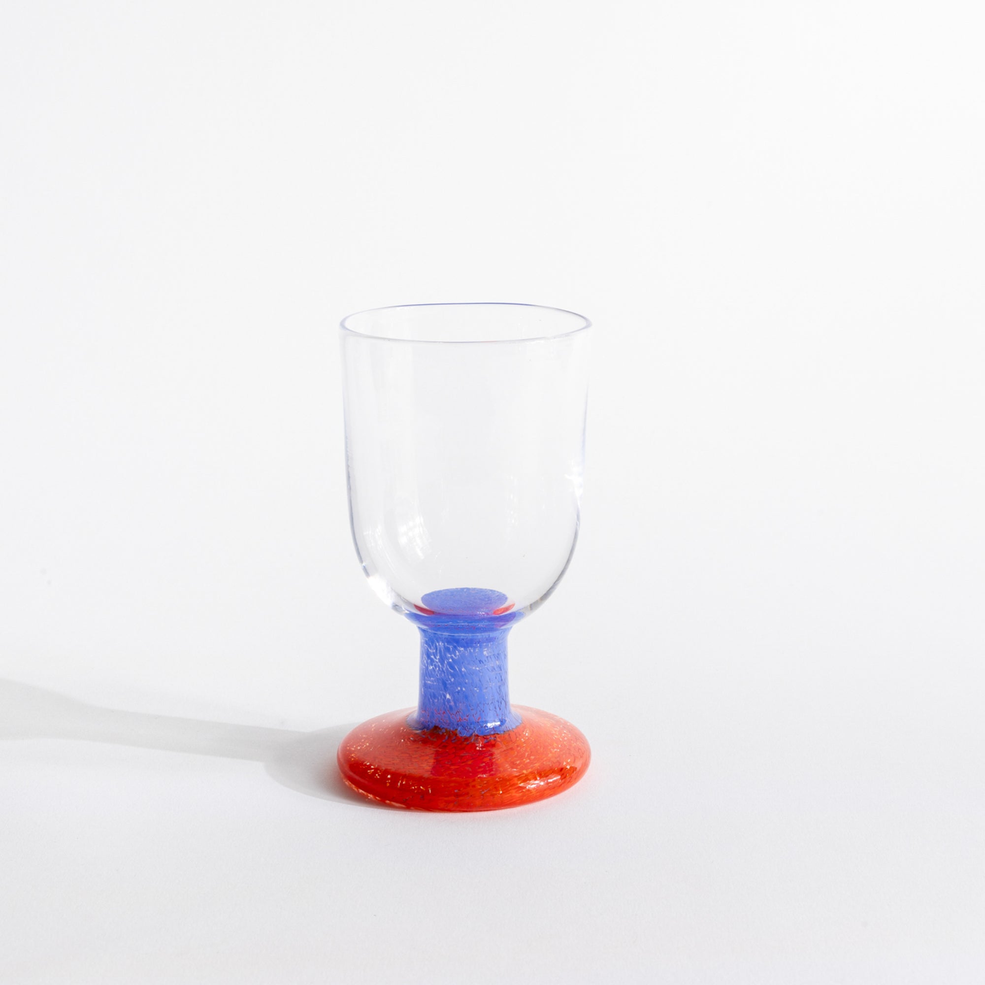 Cherry Drop Stemmed Glass