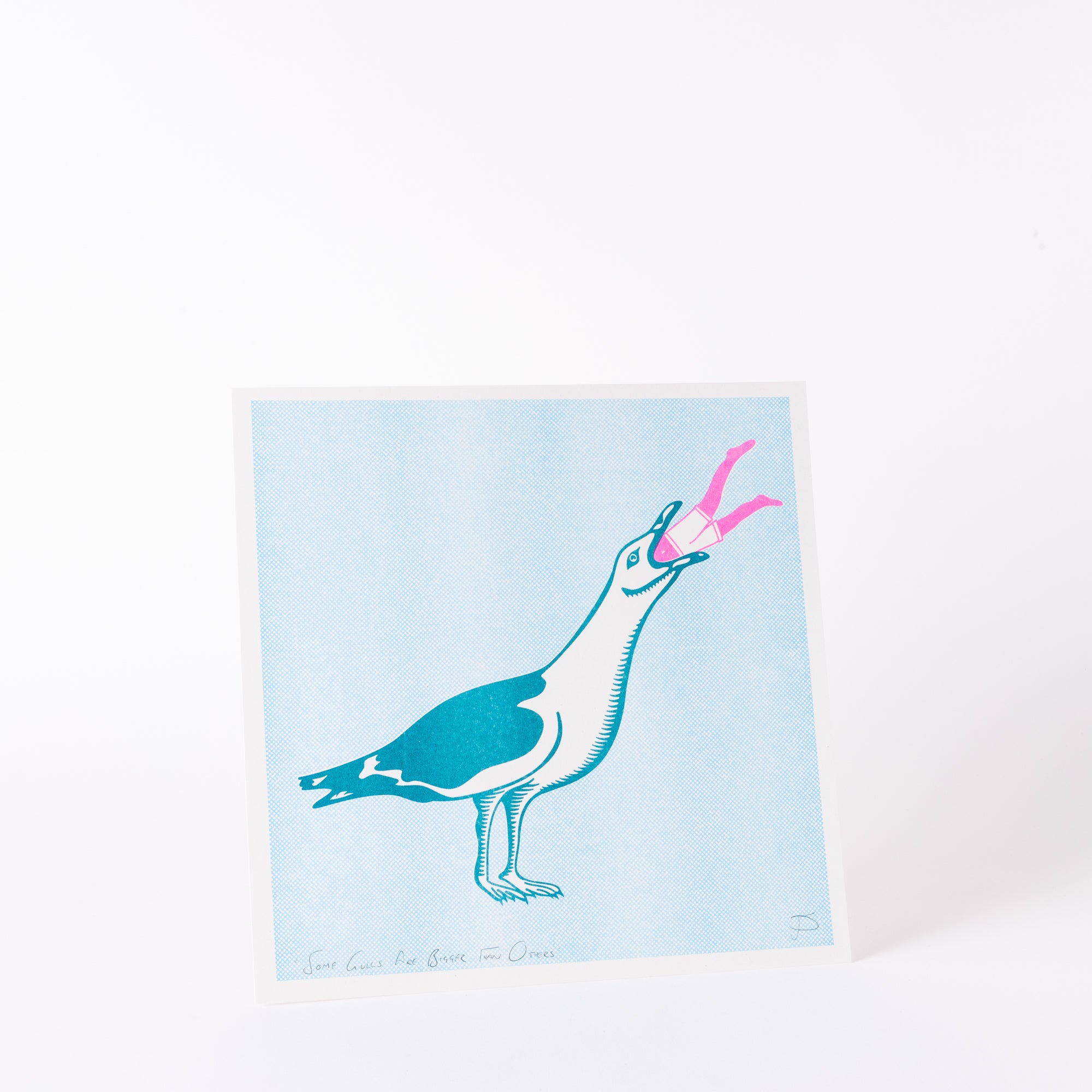 Some Gulls Riso Print