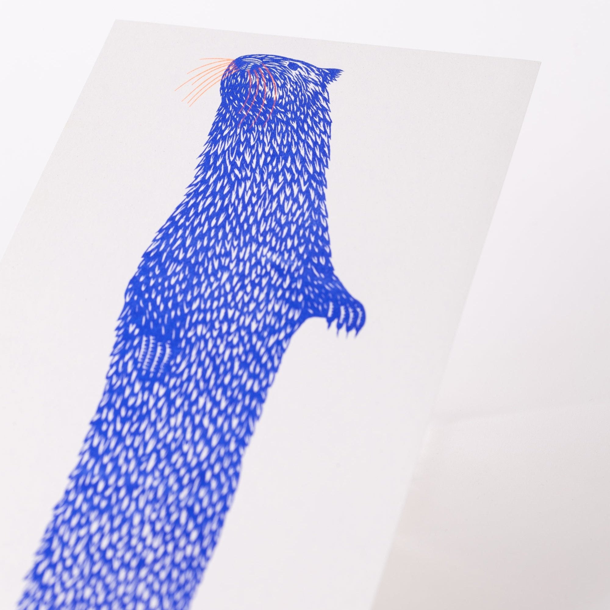 Long Otter Riso Print