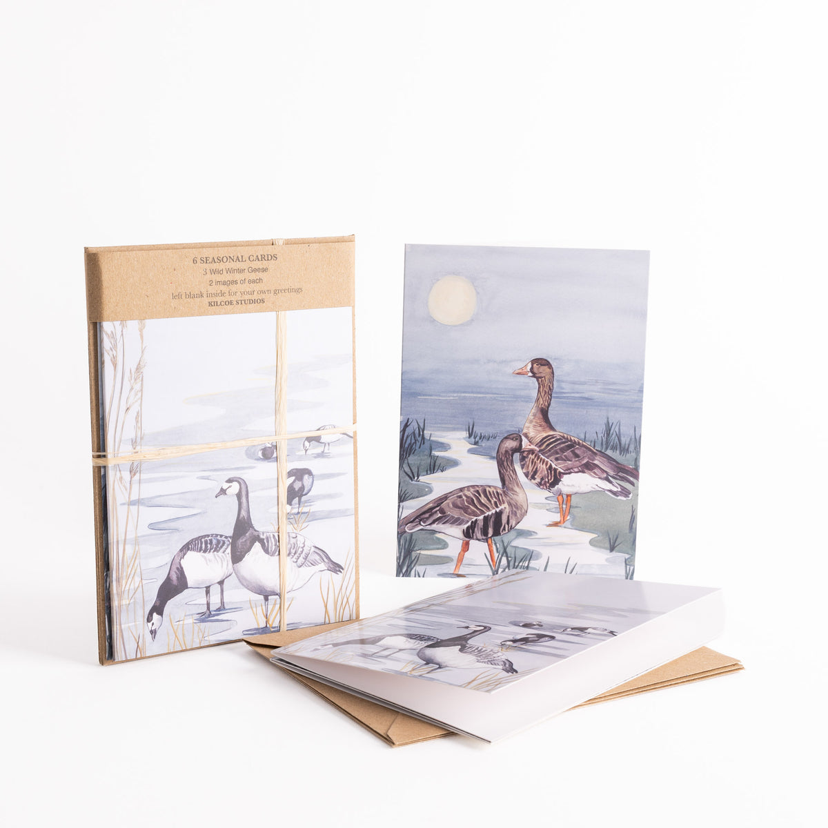 Winter Wild Geese Cards