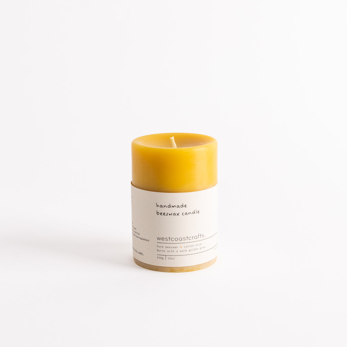 Beeswax Pillar Candle