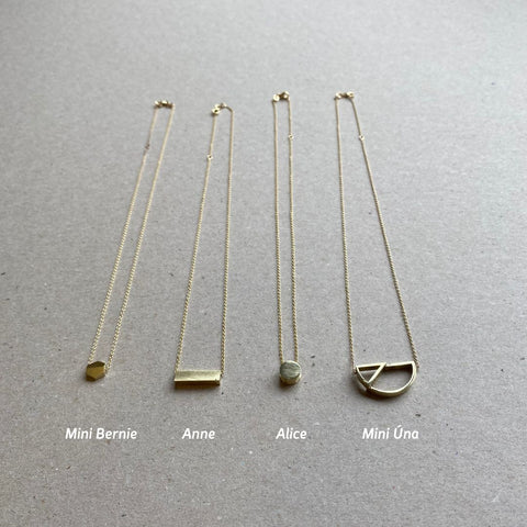 9ct Gold Mini Necklaces