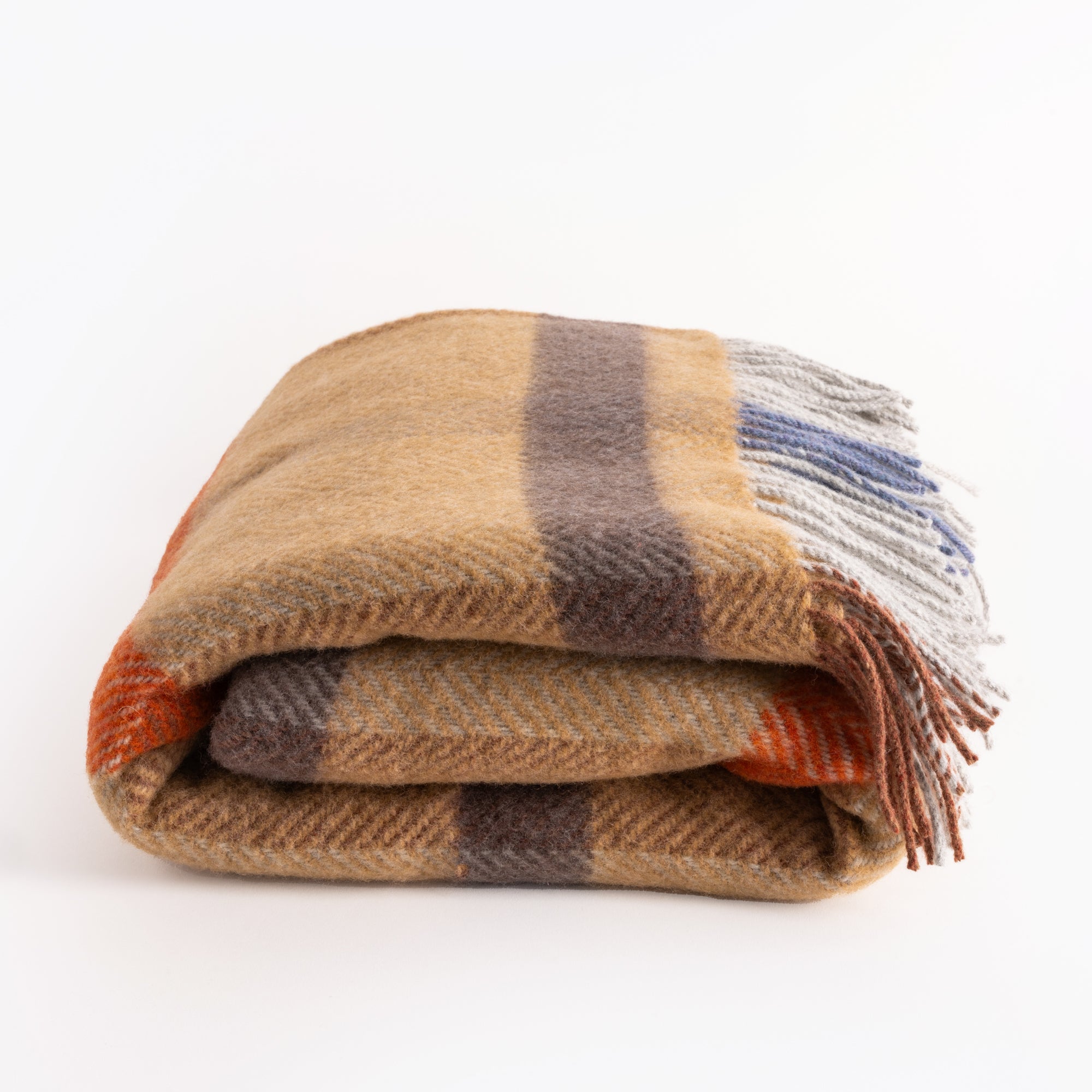 Orange and Caramel Throw