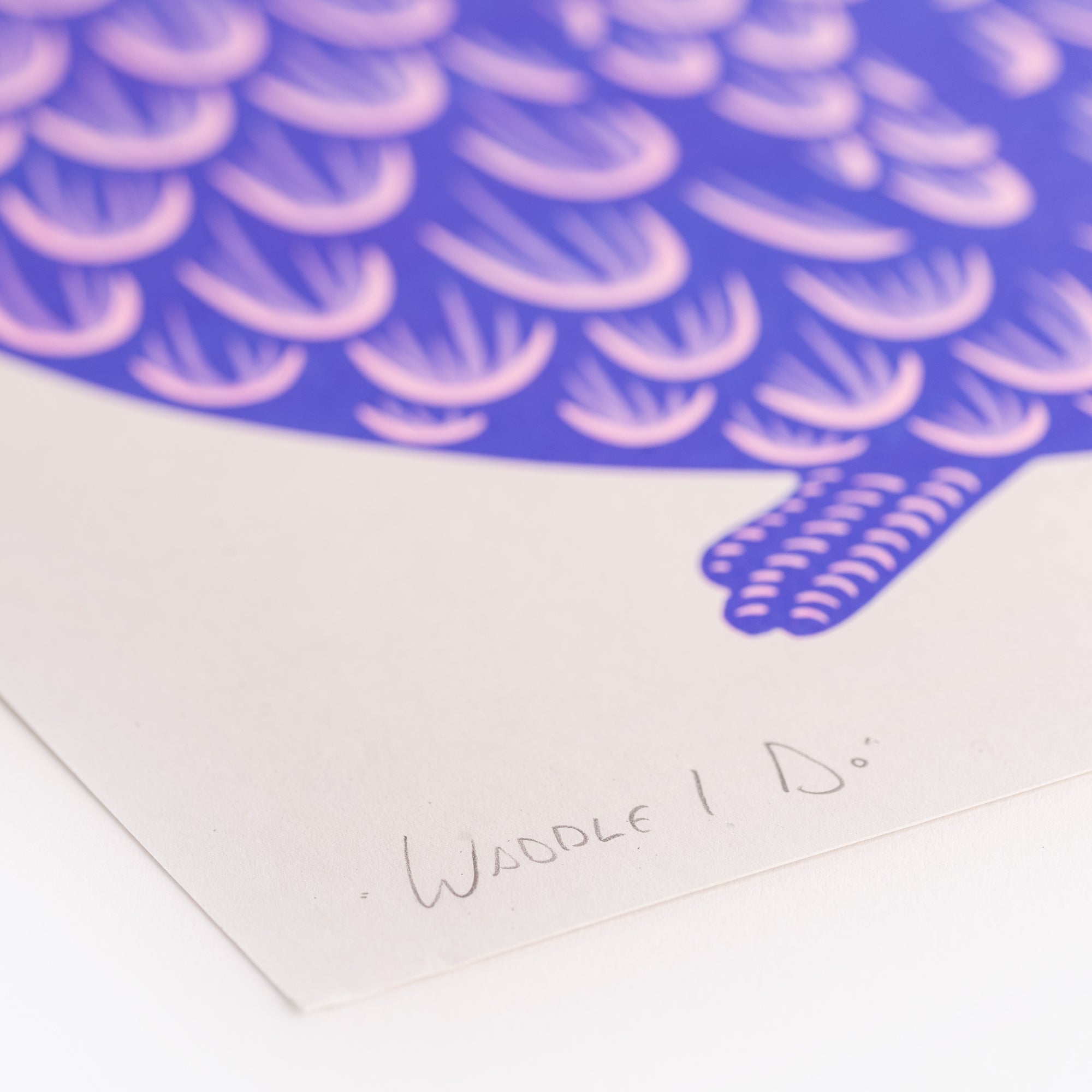 Waddle I Do Riso Print