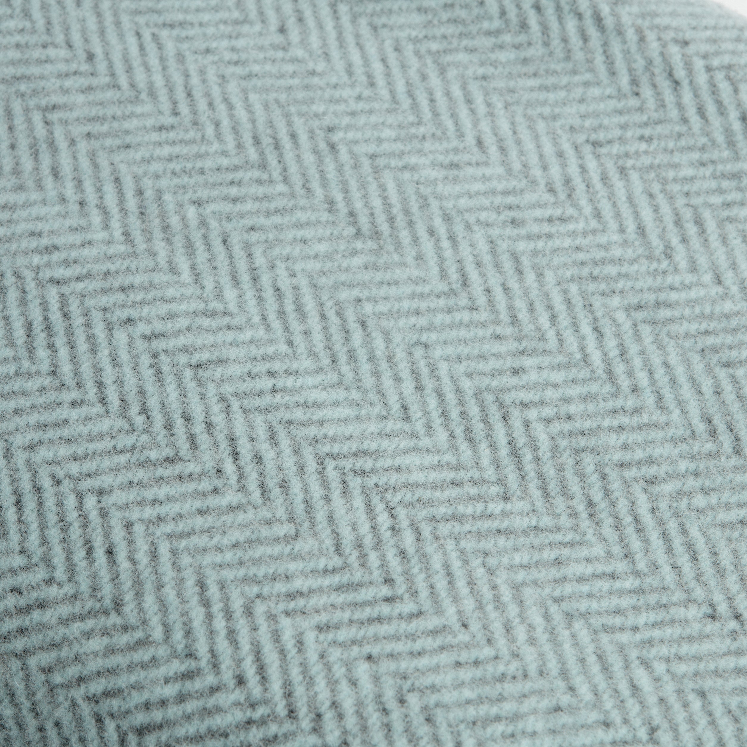 Duck Egg Herringbone Throw