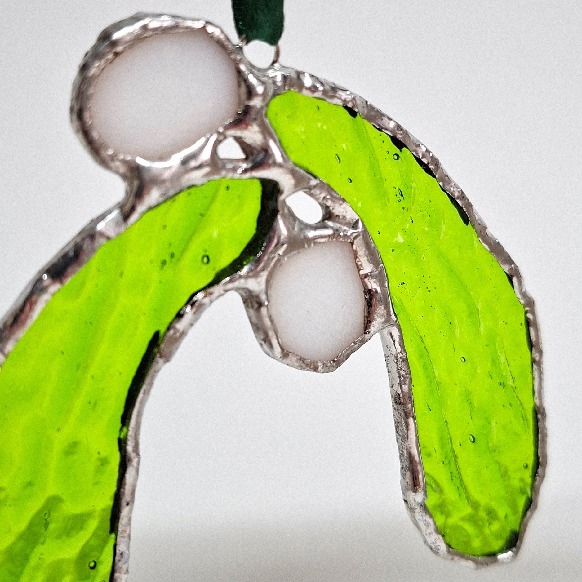 Stained Glass Mistletoe
