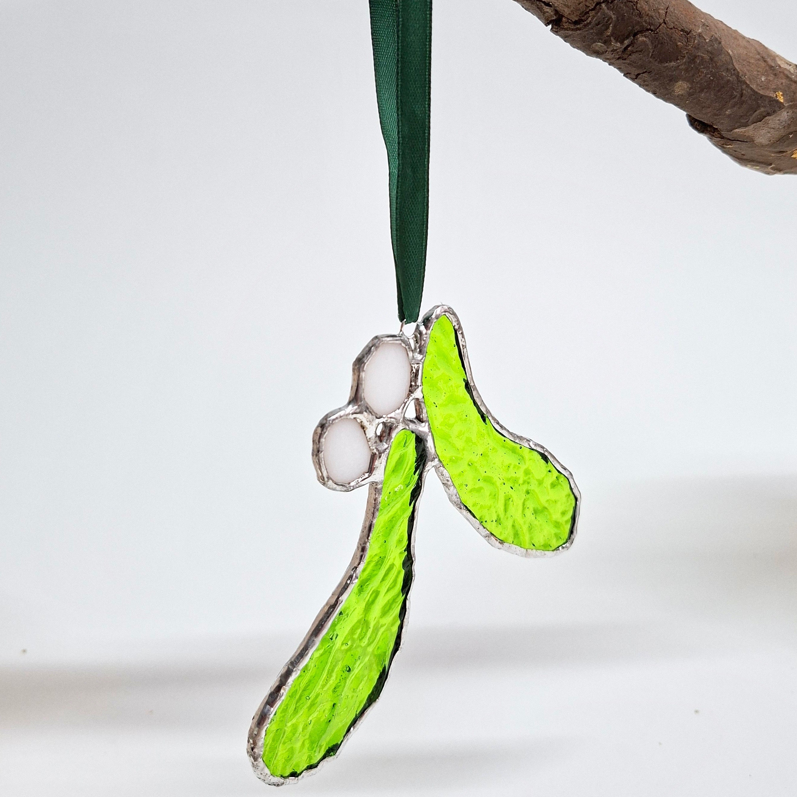 Stained Glass Mistletoe