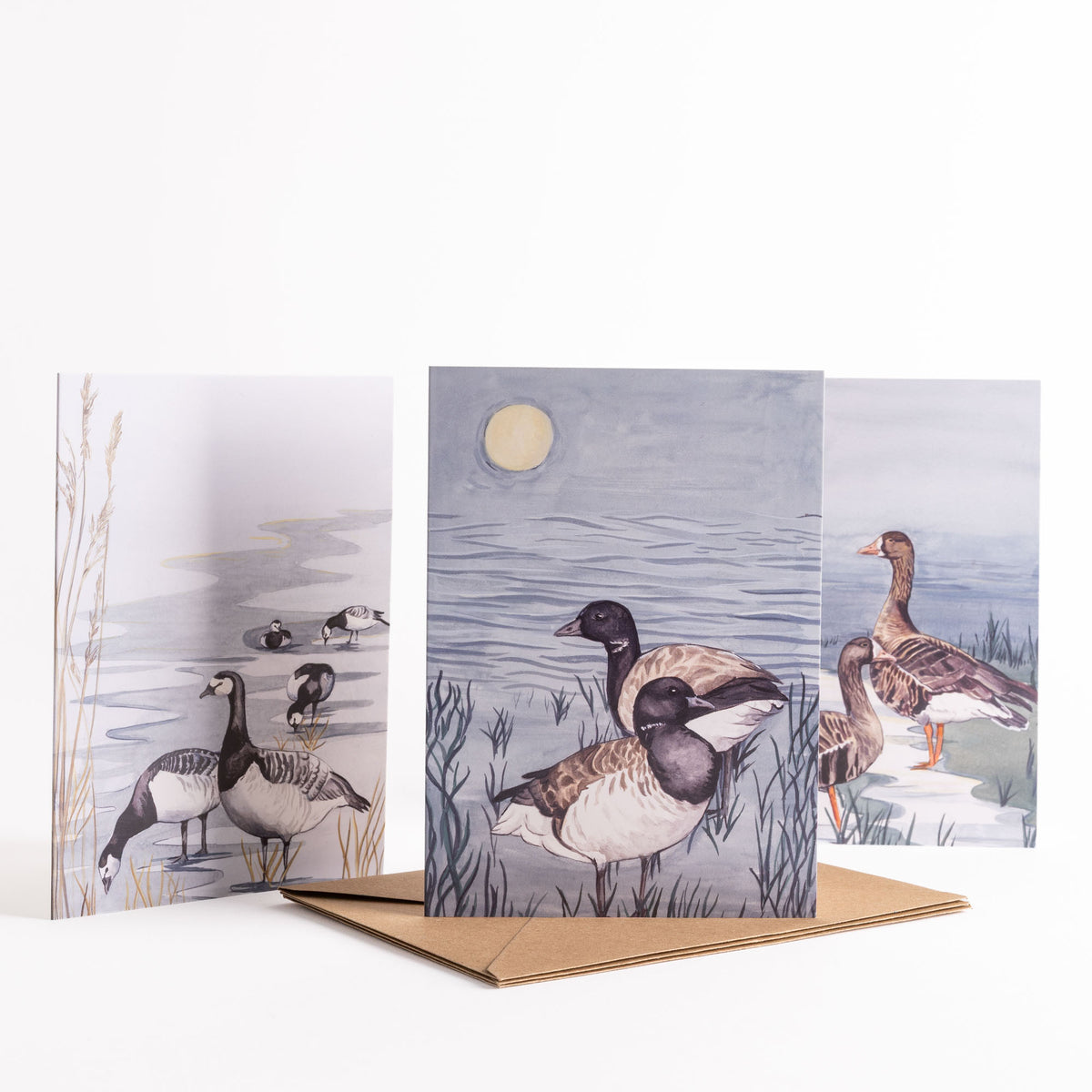 Winter Wild Geese Cards