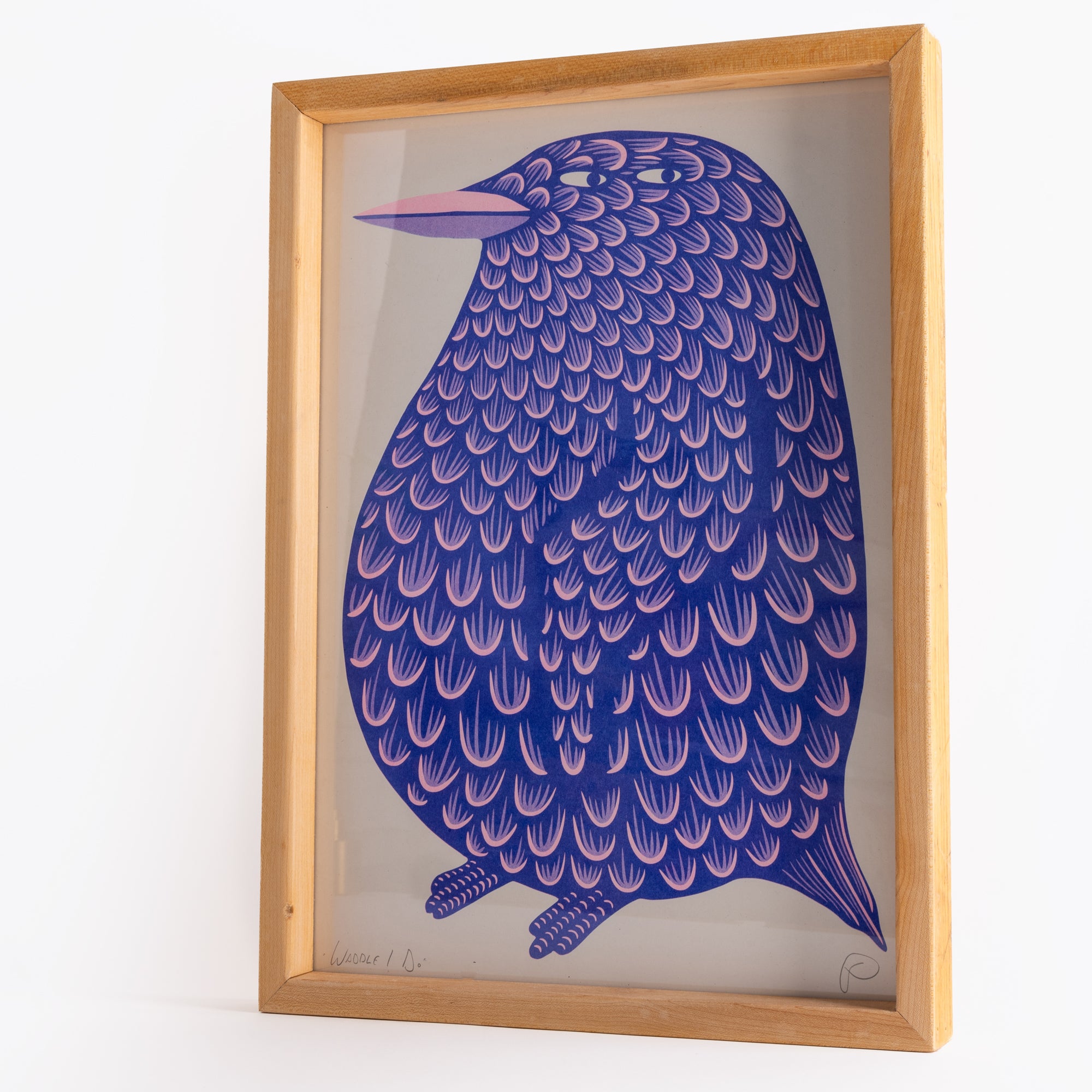 Waddle I Do Riso Print