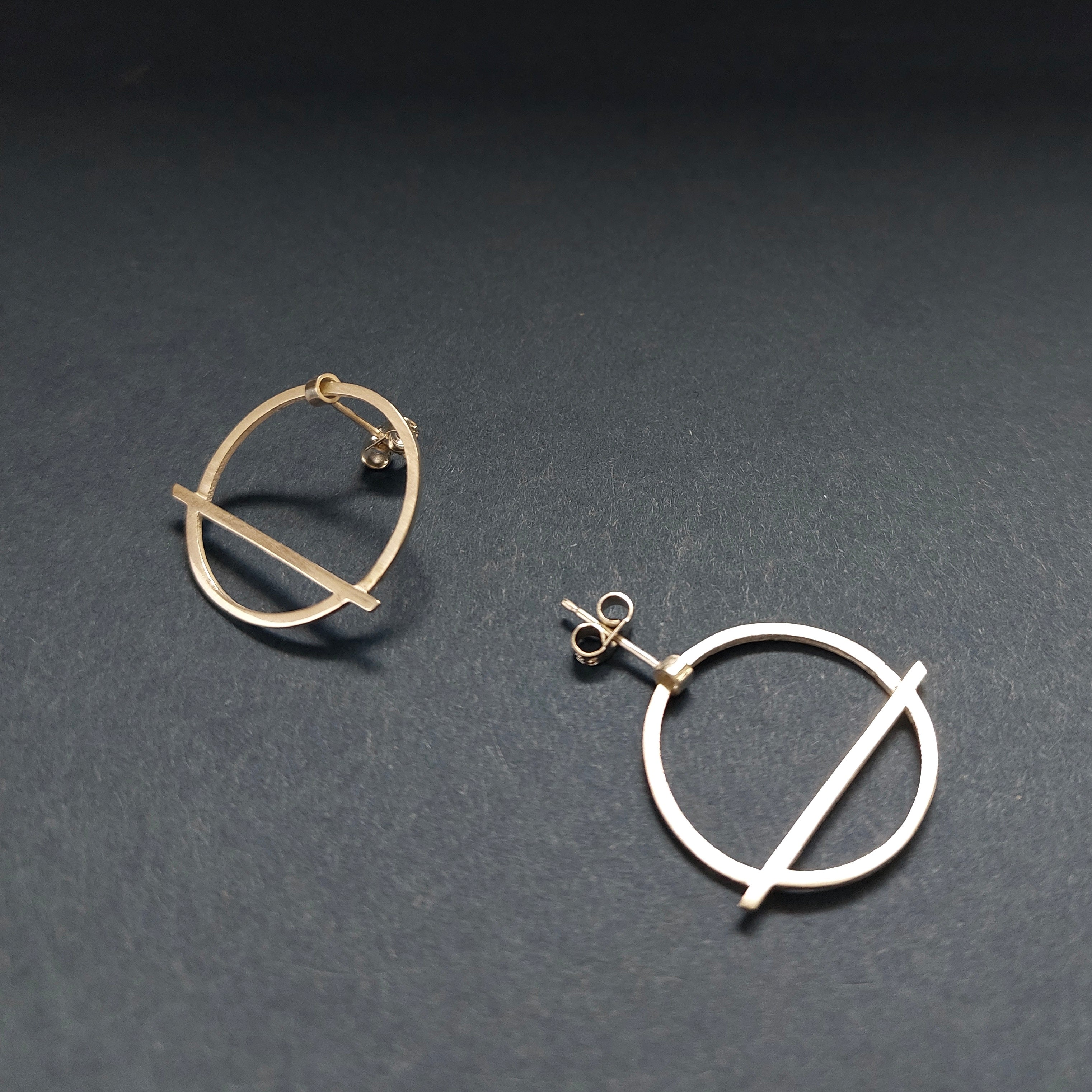 Sample Medium Silver Earrings