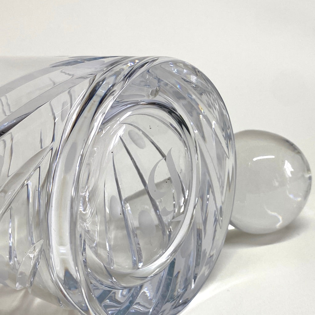 Crystal Decanter - damaged