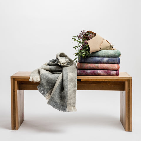 Corrán Wool Throw - Irish Design Shop